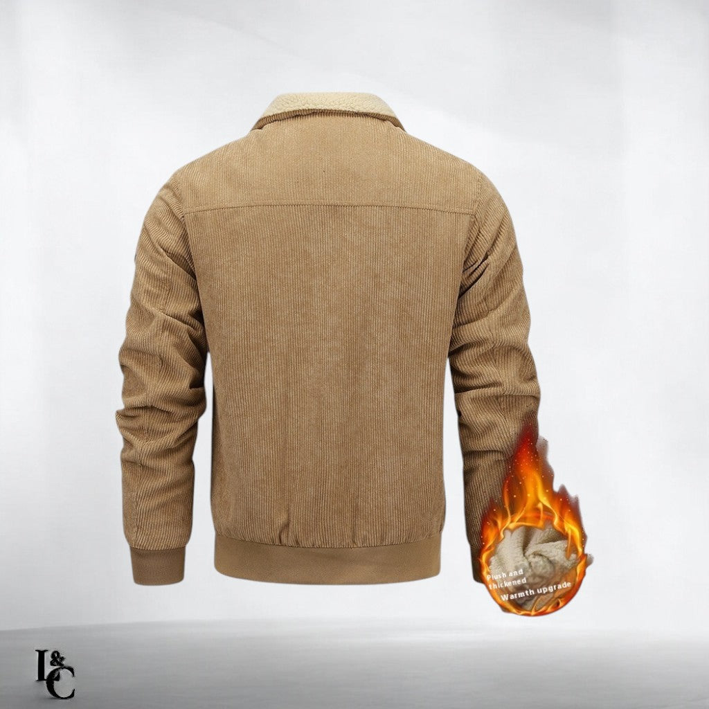 The Bakewell | Winter Lapel Fleece Jacket
