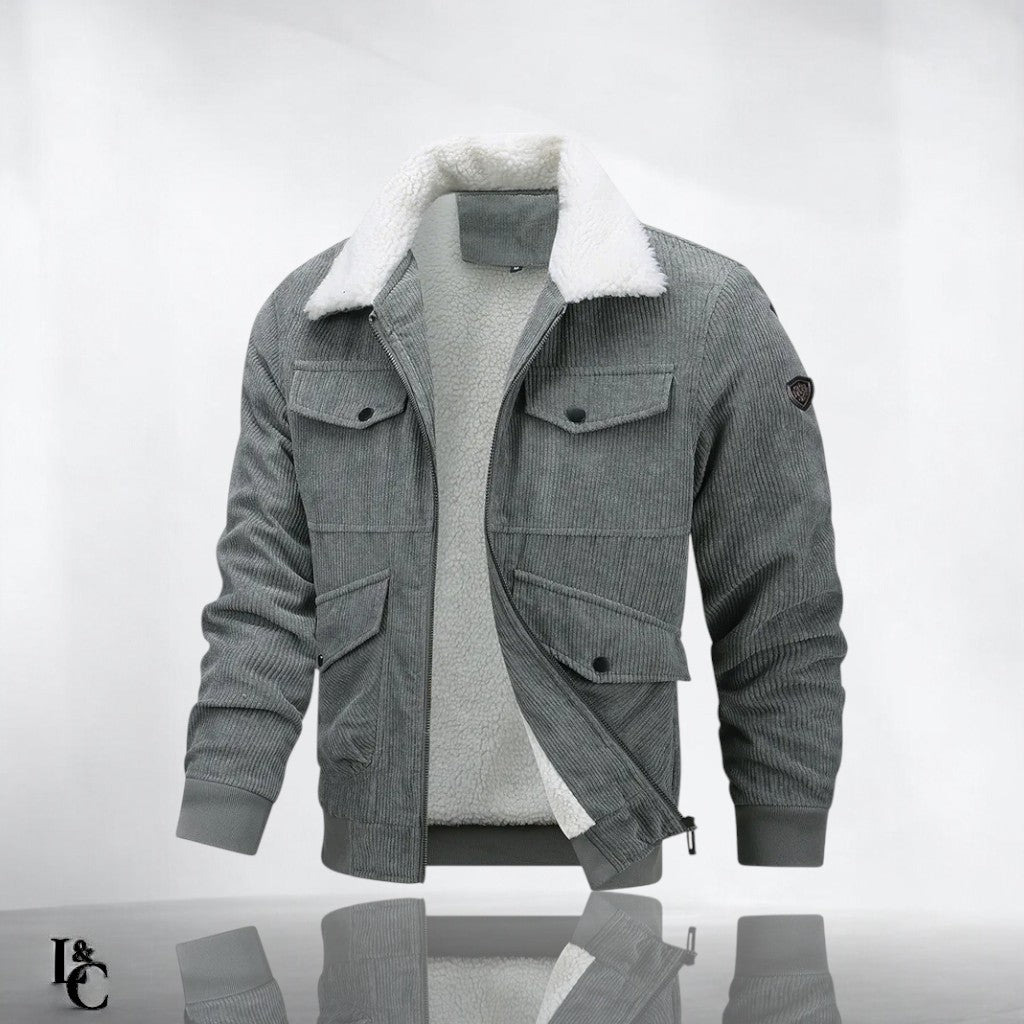 The Bakewell | Winter Lapel Fleece Jacket