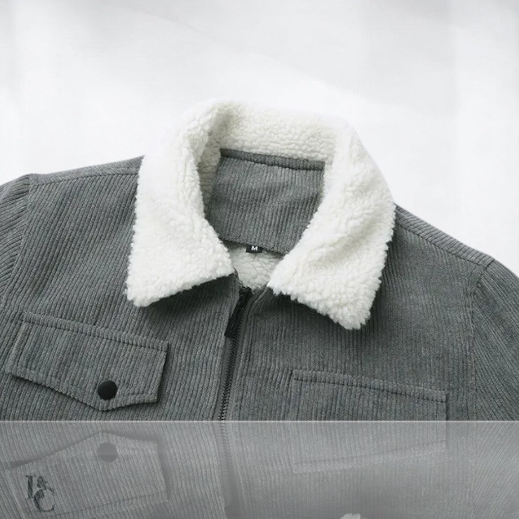 The Bakewell | Winter Lapel Fleece Jacket